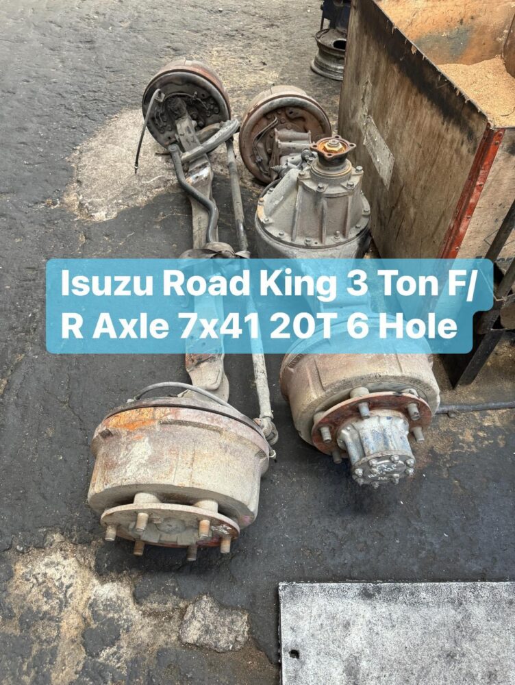 Isuzu Hicom Road King Ton Front Axle X Hole Lorry Used Spare