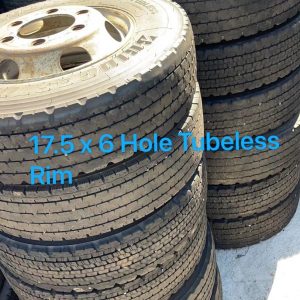 17.5 Tubeless Rim 6 Hole