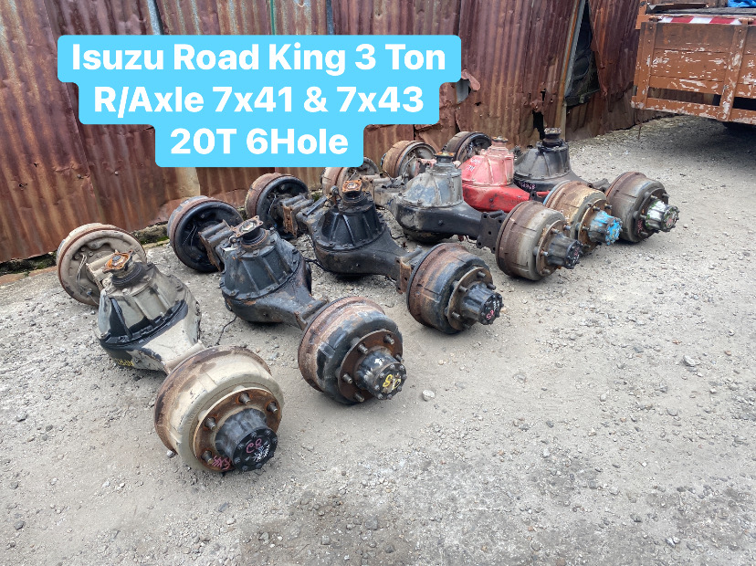 Isuzu Npr71 Road King 3 Ton Rear Axle 6 Hole Lorry Used Spare Parts