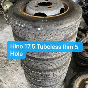 Hino 300 17.5 Tubeless Rim 5 Hole