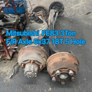 Mitsubishi Canter FE83 3 Ton Front Rear Axle 6×37 18T 5 Hole