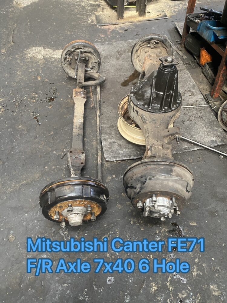 Mitsubishi Canter FE71 Front Rear Axle 7×40 6 Hole