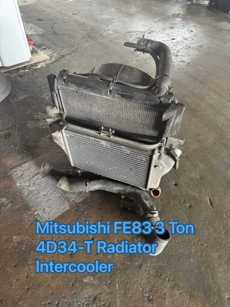 Mitsubishi Canter FE83 4D34 Turbo Radiator Intercooler