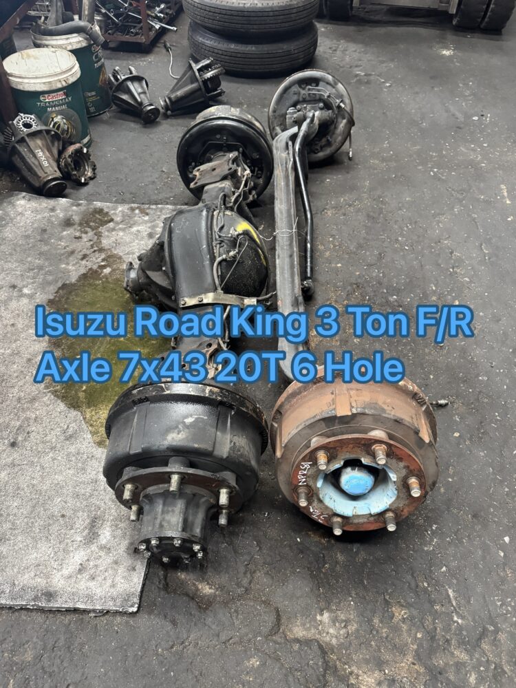 Isuzu Road King 3 Ton Front Rear Axle 7.43 20t 6 Nut